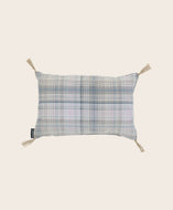 Petit coussin pour la nuque en lin lavé remplis de balles d'épeautre