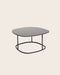 Table Basse Ame en acier brut noir fabriquée artisanalement