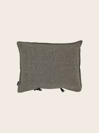 Petite housse de coussin Fil à fil couleur Sarta motif pied de poussin