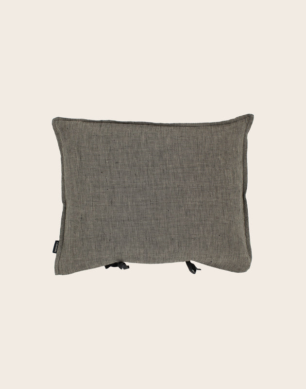 Petite housse de coussin Fil à fil couleur Sarta motif pied de poussin