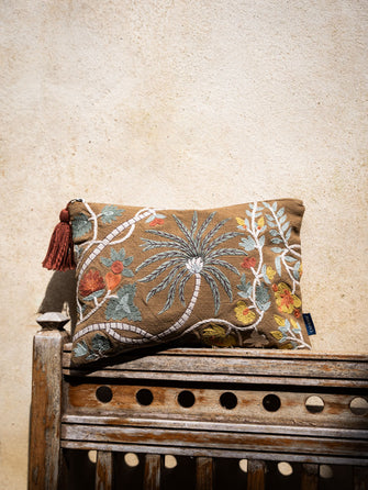 Pochette brodée Papilio