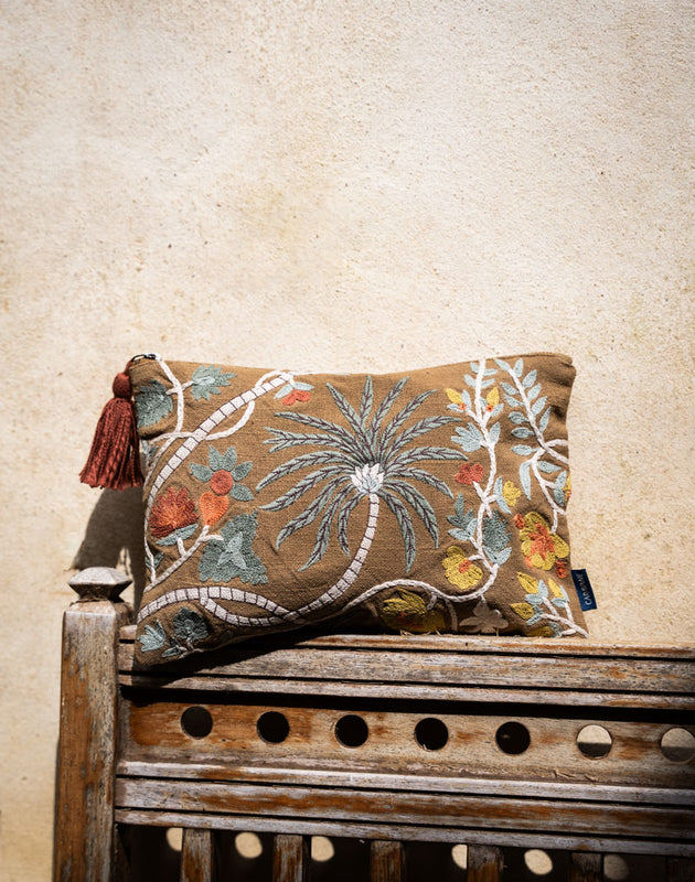 Pochette brodée Papilio