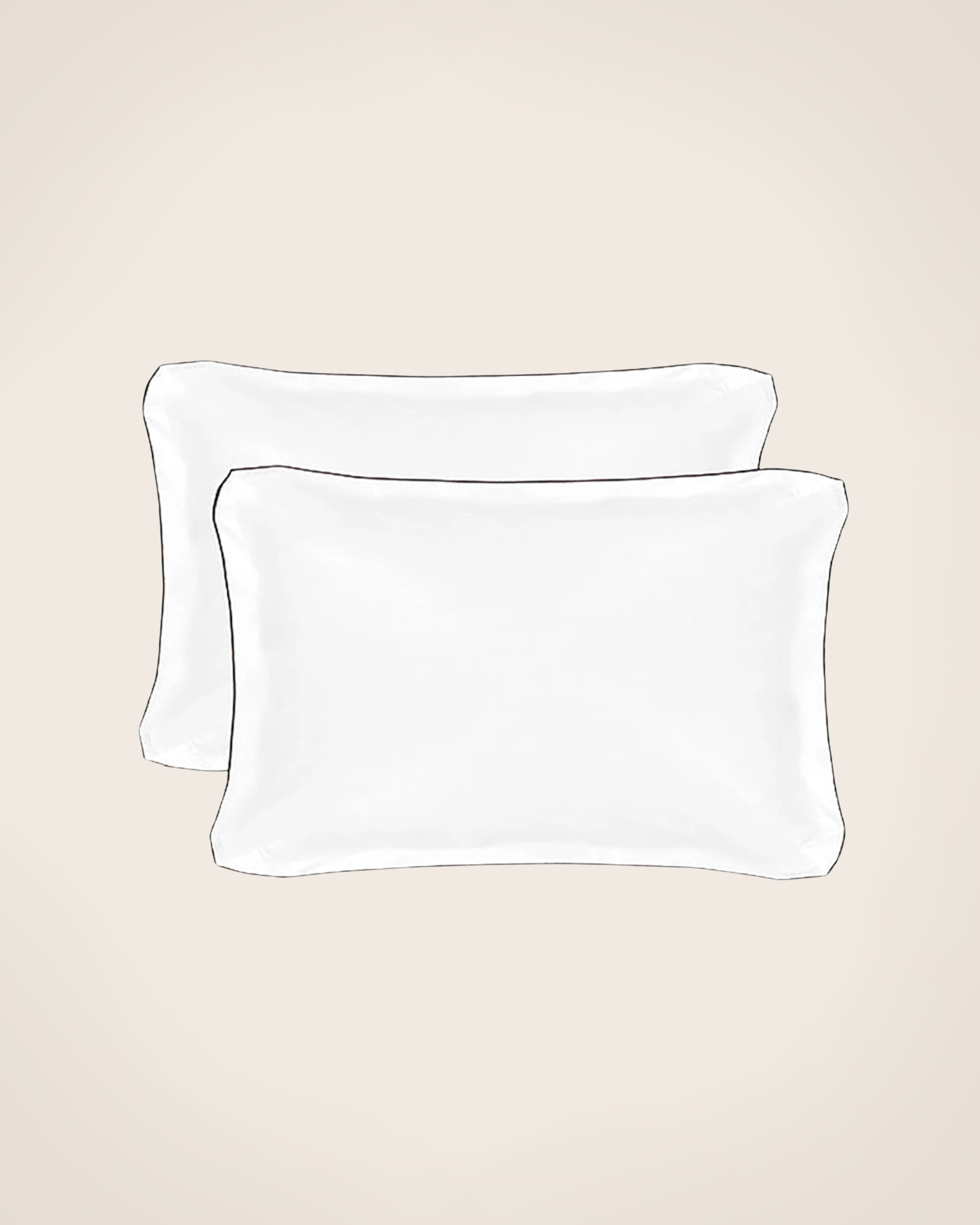 Set de 2 taies d'oreiller Bora