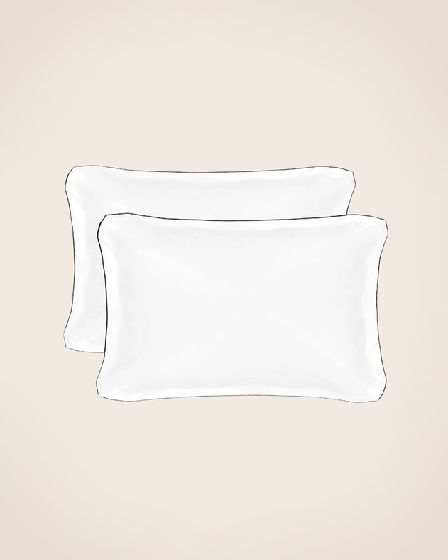 Set de 2 taies d'oreiller Bora