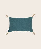 Coussin de soutien pour la nuque en lin lavé remplis de balles d'épeautre