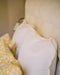 2 taies d'oreiller blanches en percale de coton biologique Bora