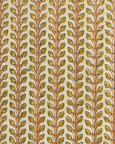Tissu en coton imprimé Florio couleur Florio nude