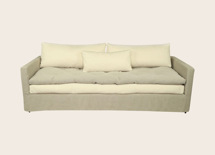 Canapé Adar à double matelas dehoussable et personnalisable