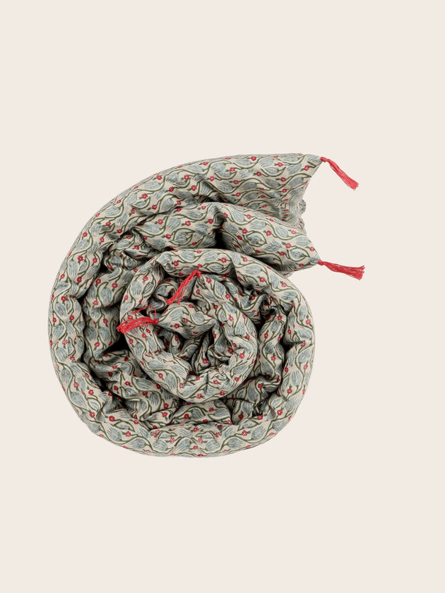 Courtepointe Tullio en coton pour bout de lit