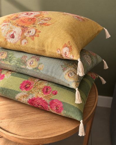 Gareth floral cushion cover