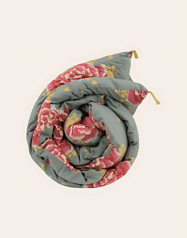 Photo produit de la courtepointe pour lit Liao couleur Lichen de Caravane