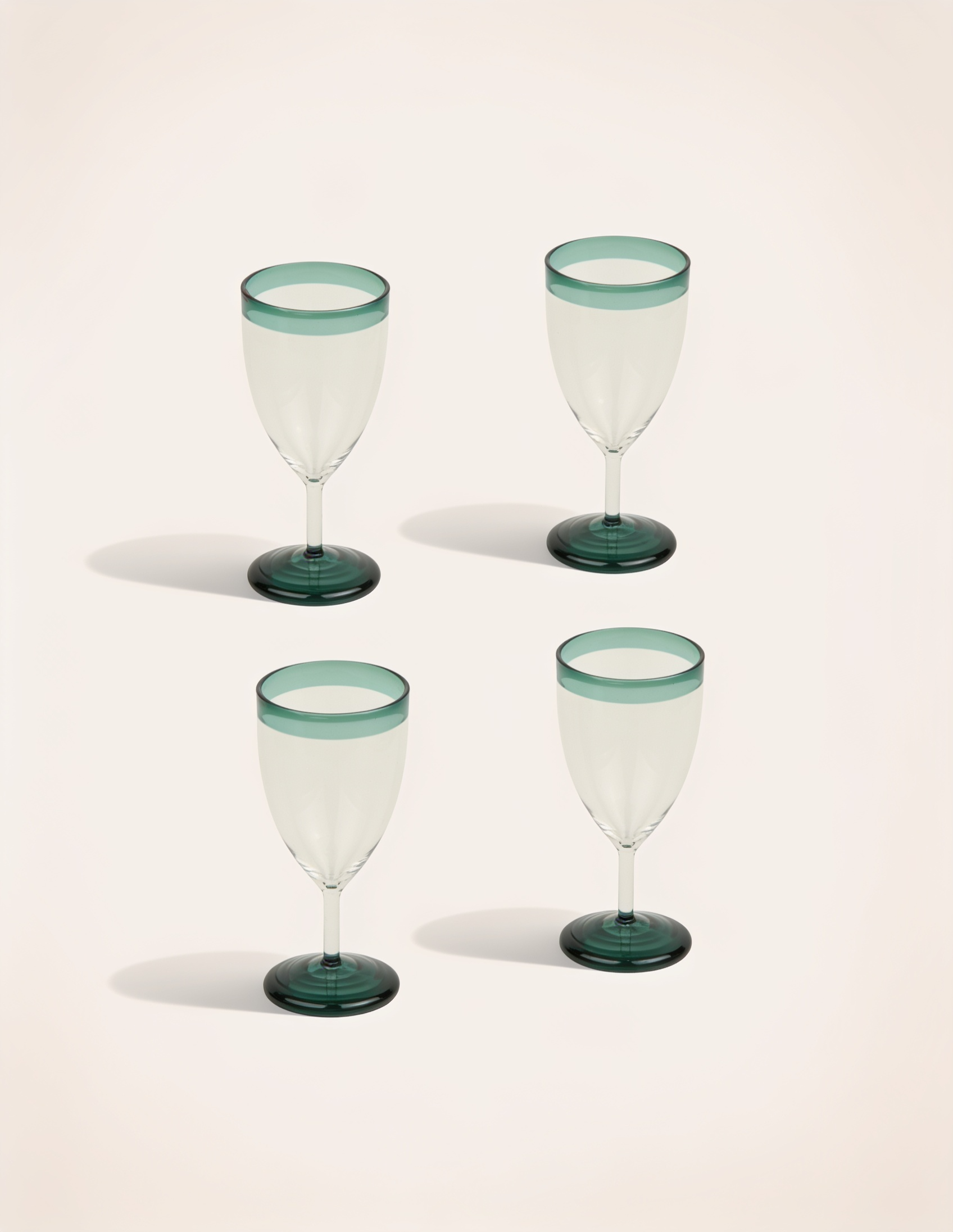 Set of 4 Ina stemmed glasses