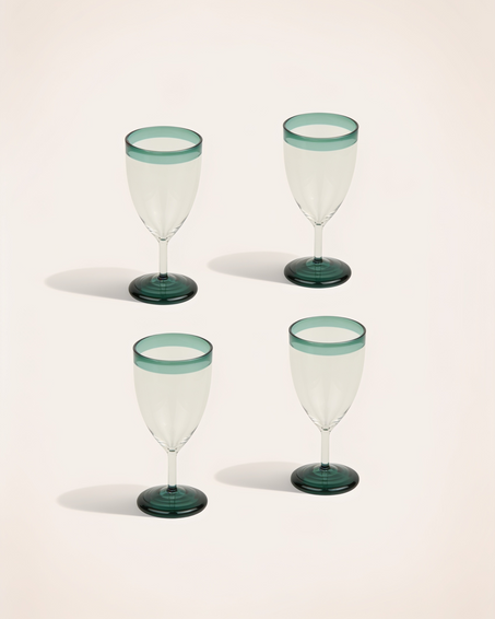 Set of 4 Ina stemmed glasses