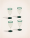 Set of 4 Ina stemmed glasses