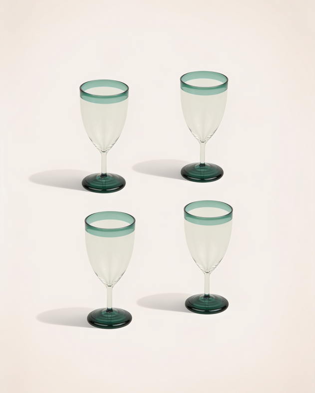 Set of 4 Ina stemmed glasses