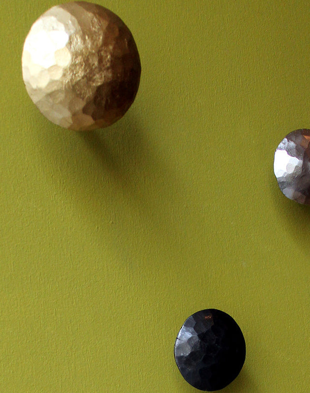 Set de 3 patères en acier Naila