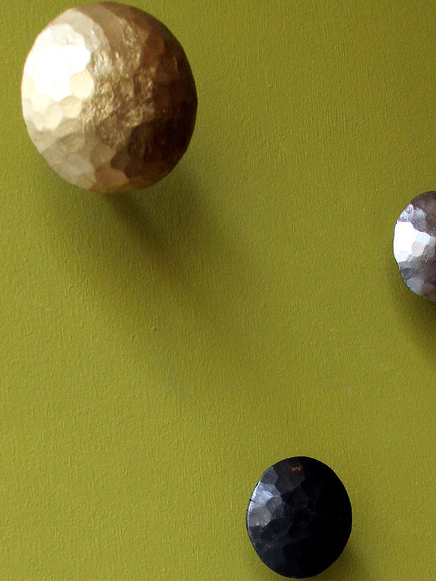 Set de 3 patères en acier Naila