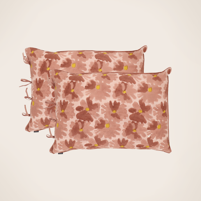 Set de 2 taies d'oreiller Peonia