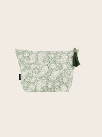 Trousse de voyage à motifs imprimée à la main BADOO