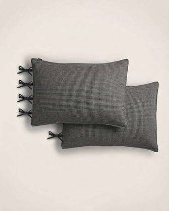 Set de 2 taies d'oreiller Fil à fil
