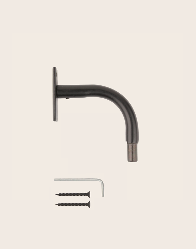 Accessoires coude pour fixer votre tringle à rideaux Ida au mur