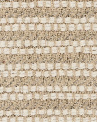 Détail du tissu d'ameublement Phylo en jute et coton couleur Ivoire