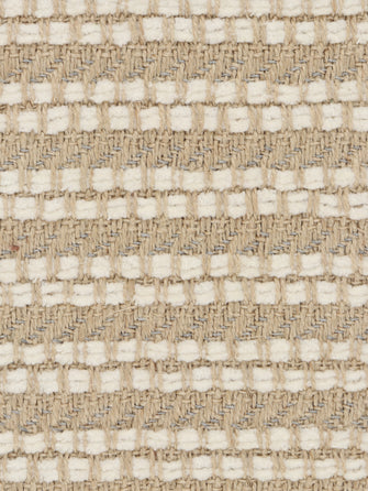 Détail du tissu d'ameublement Phylo en jute et coton couleur Ivoire
