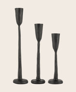 Set de 3 bougeoirs Nox