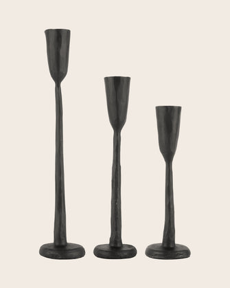 Set de 3 bougeoirs Nox