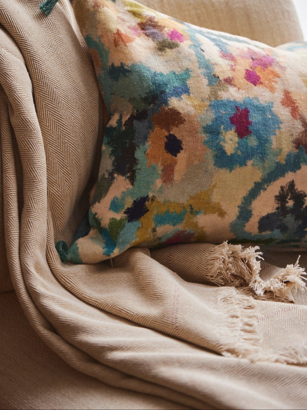 Housse de coussin imprimée Fiore