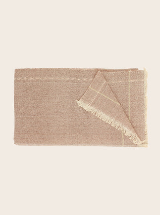 Plaid en coton tissé à la main